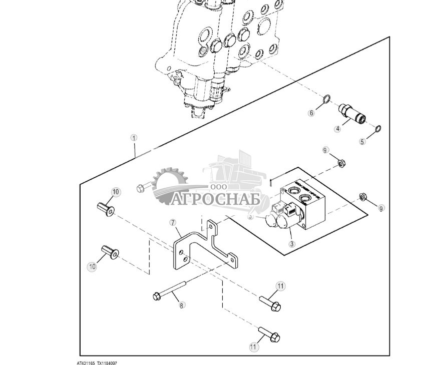 Комплект клапана системы ручного управления плавностью хода - ST822497 489.jpg